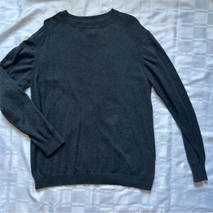 Woolrich Dark Grey Long Sleeve Crewneck Sweater